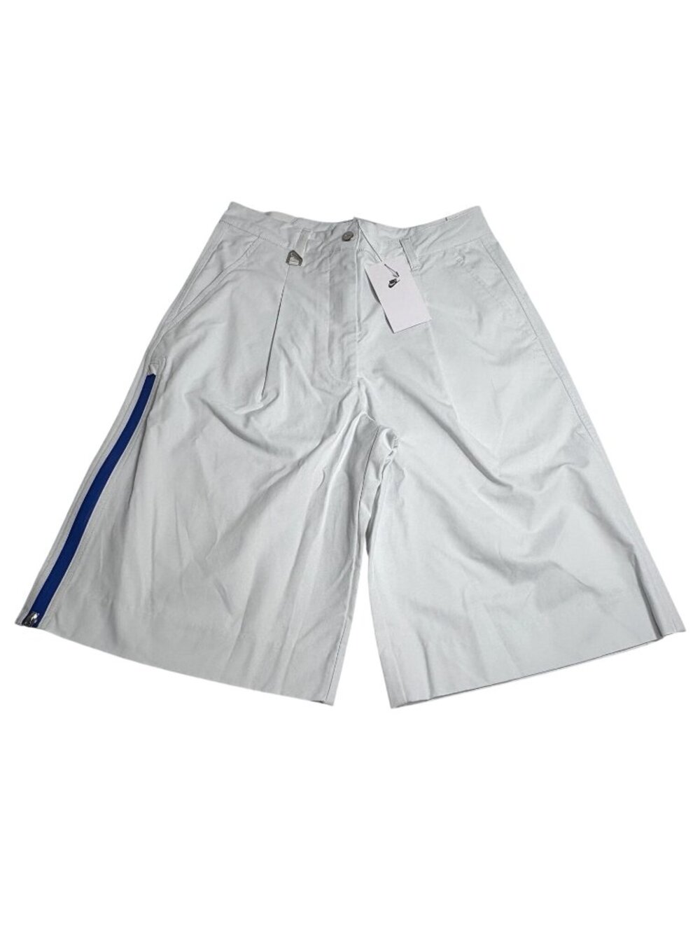 Nike Sportswear Airreverent Low-Rise Shorts in Summit White